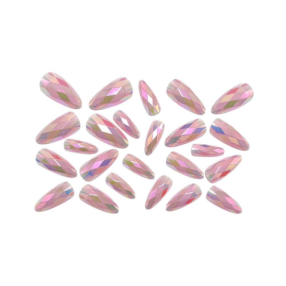 Artificial nails with radiant crystal design Acalora
