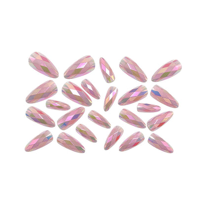 Artificial nails with radiant crystal design Acalora