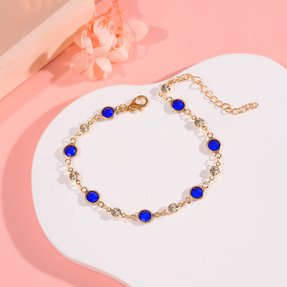 Elegant Crystal Adorned Bracelet Acalora