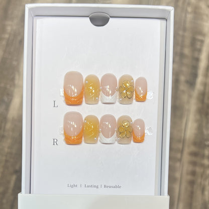 Reusable Press-On Nail Set Acalora