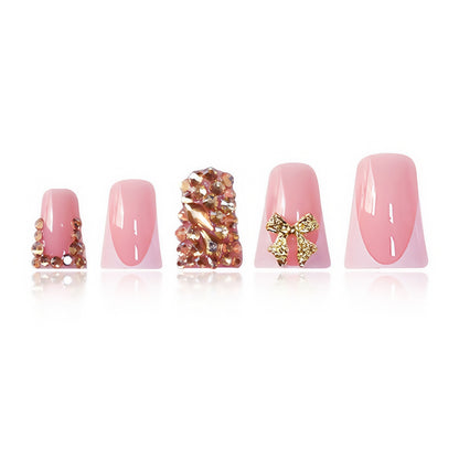 Decorative Crystal-Embellished Nail Art Acalora