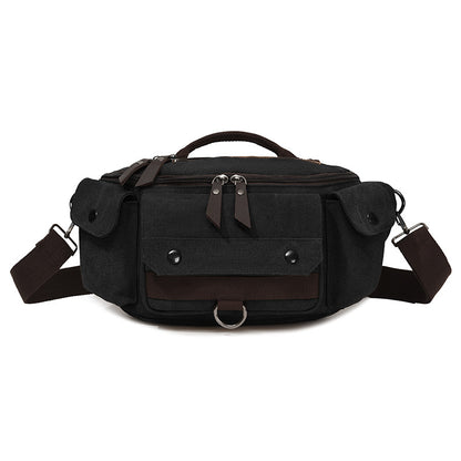 Durable Canvas Utility Crossbody Bag Acalora