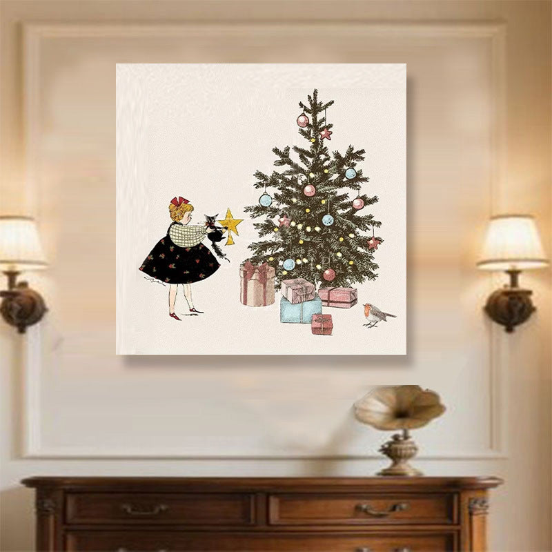 Vintage Christmas Wall Art