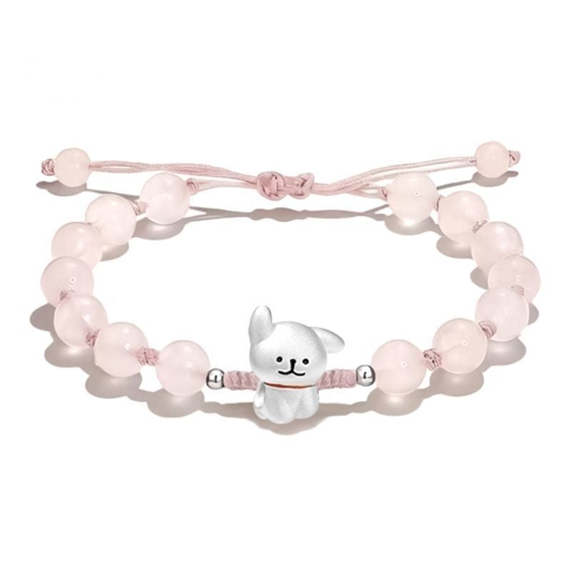 Adjustable Cute Dog Charm Bracelet Acalora