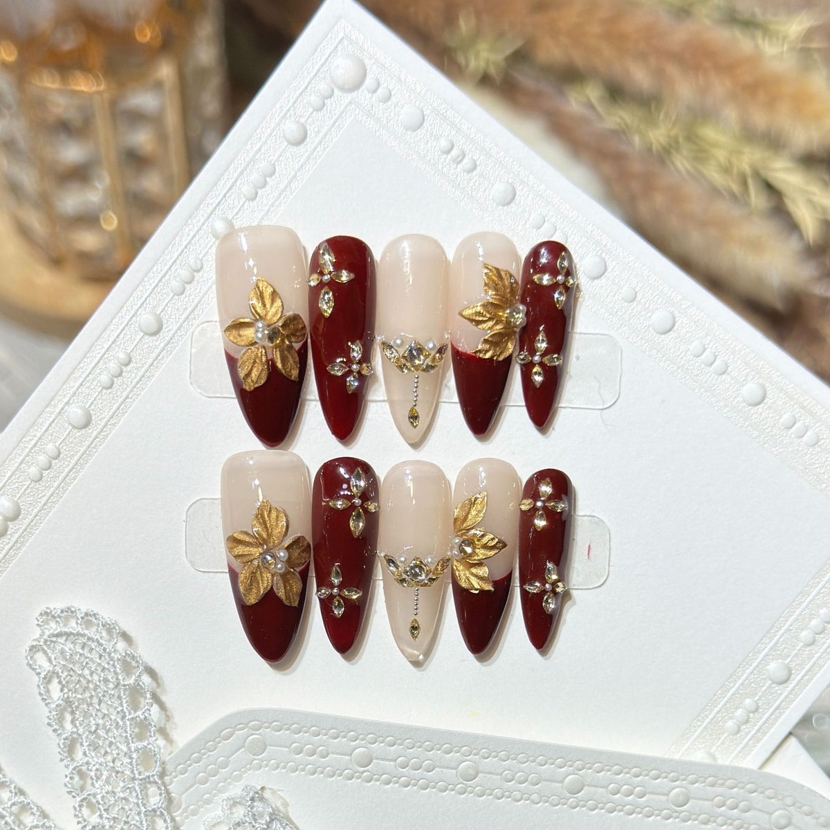 Glamourous Decorative Stiletto Nail Art Kit Acalora