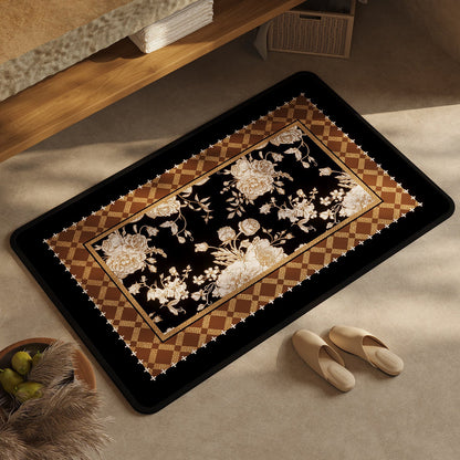 Chic Geometric Design Bath Mat