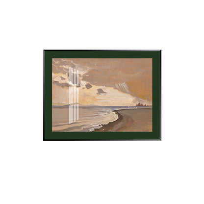 Framed Coastal Landscape Artwork