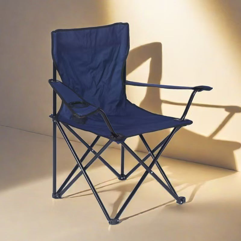 Ladies folding chair with extra comfort and cup holder Bowlift