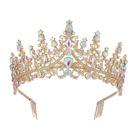 Ladies' Rhinestone Tiara with sparkling gemstone wreath