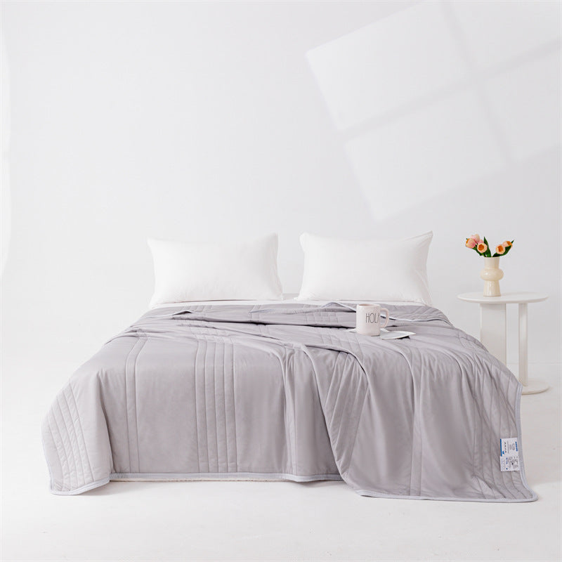 Cooling Ice Silk Summer Blanket – Lightweight, Washable, Soft Blanket for Babies & Adults | Karnz