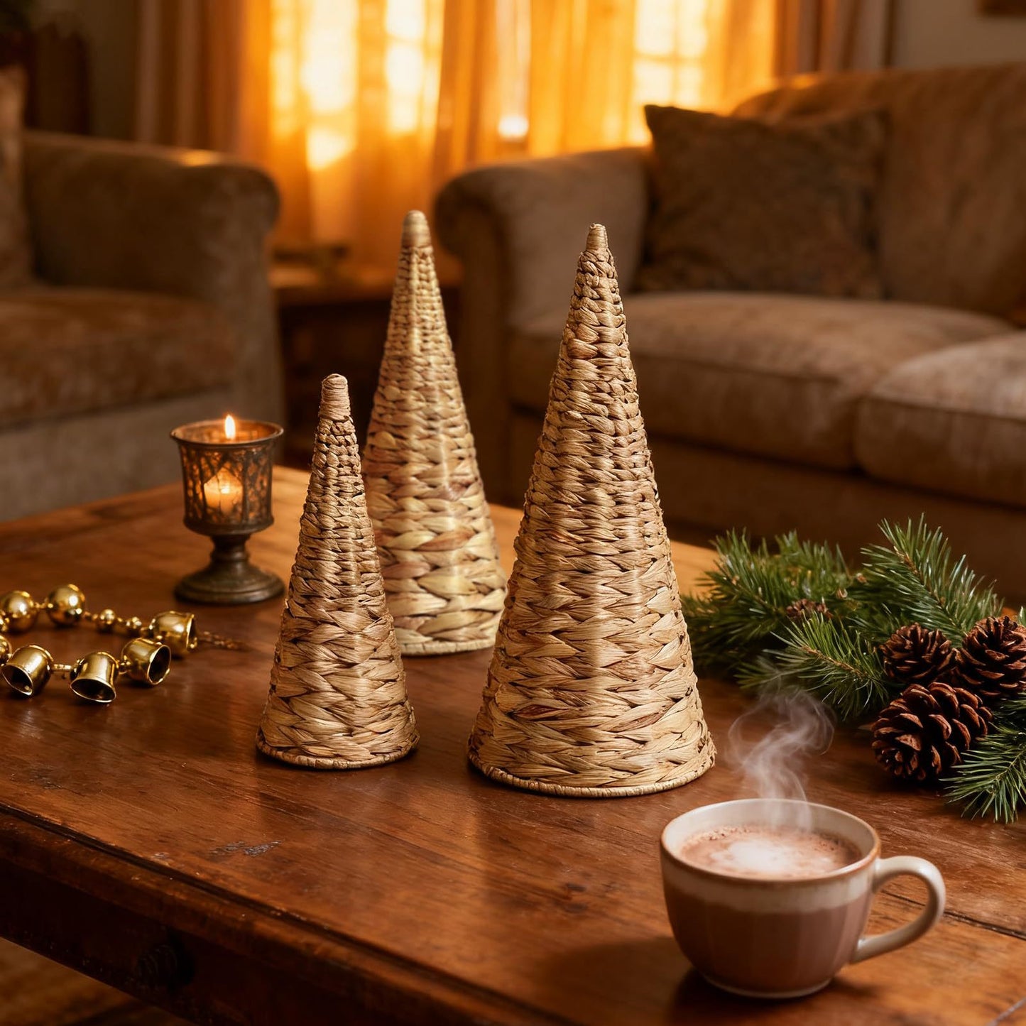 Handcrafted decorative item made from natural materials Acalora