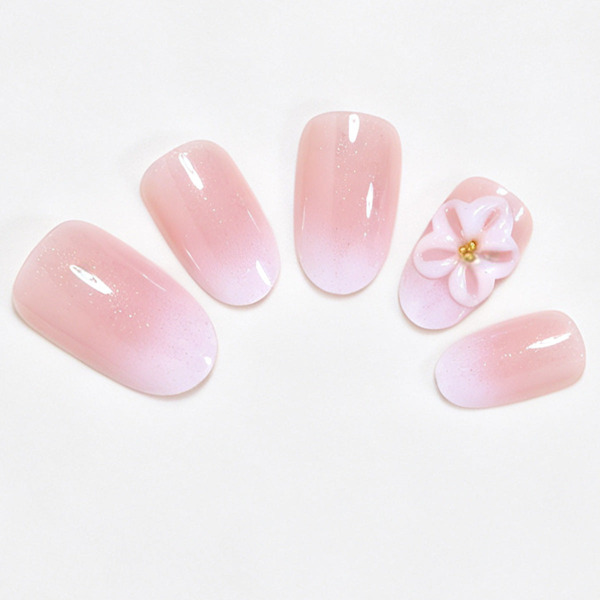 Elegant Floral Nail Art Acalora
