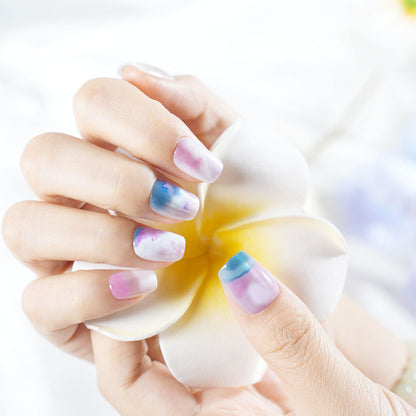 Artistic Watercolor Press-On Nails Acalora