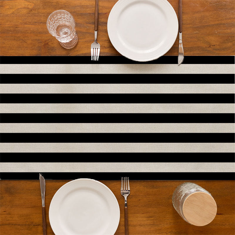 Elegant Striped Table Runner