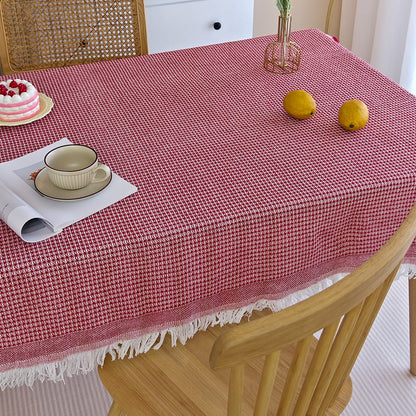 Elegant Woven Tablecloth