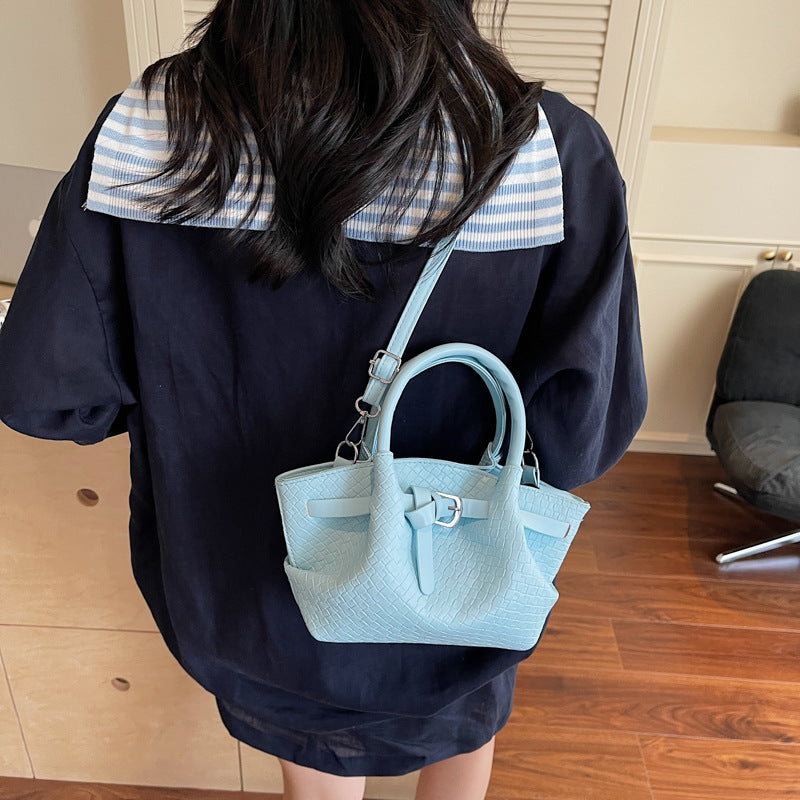 Stylish Woven Structured Handbag Acalora