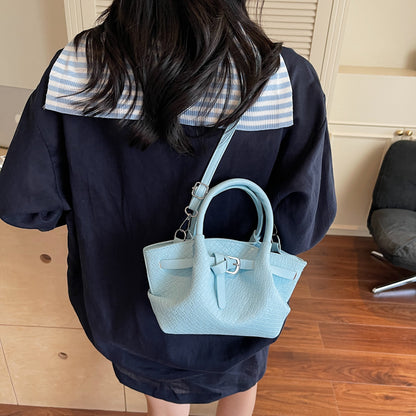 Stylish Woven Structured Handbag Acalora