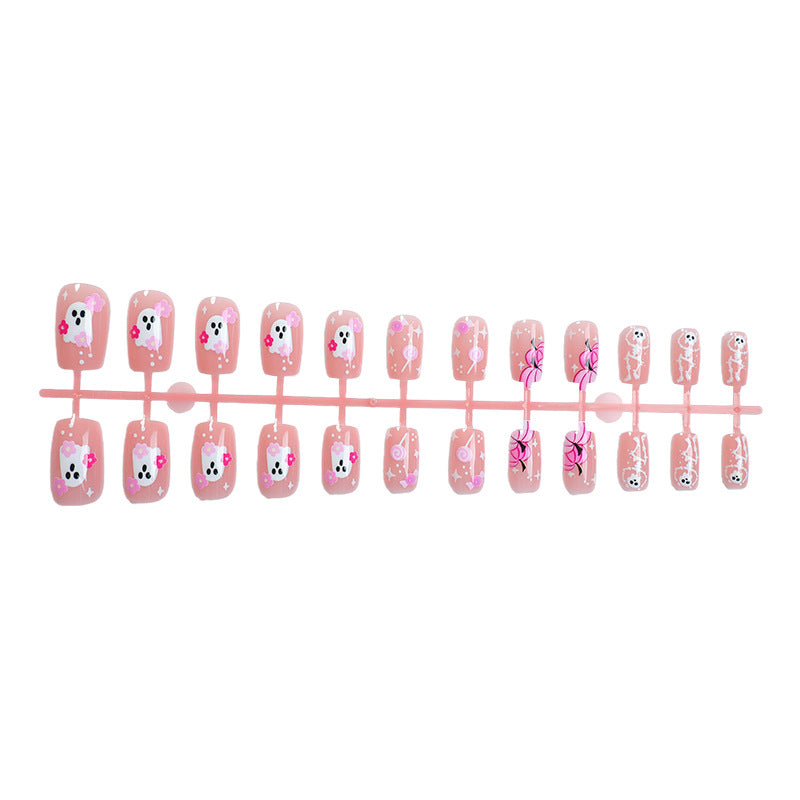 Playful Themed Press-On Nail Set Acalora
