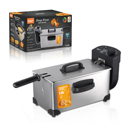 Skanto | 3L Electric Deep Fryer with Adjustable Temperature Control