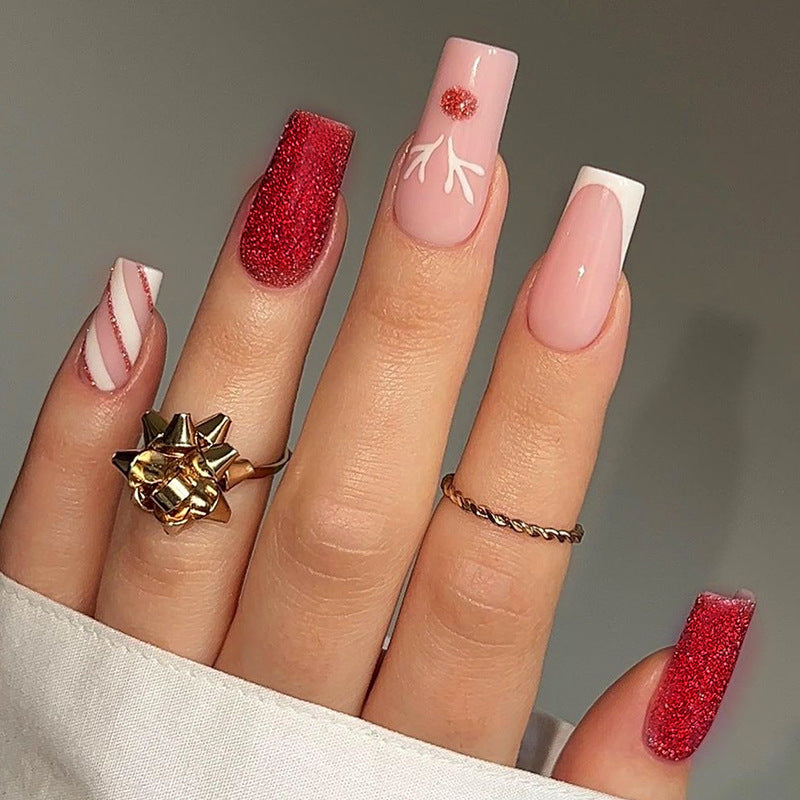 Holiday-Themed Press-On Nail Art Set Acalora 1788495570