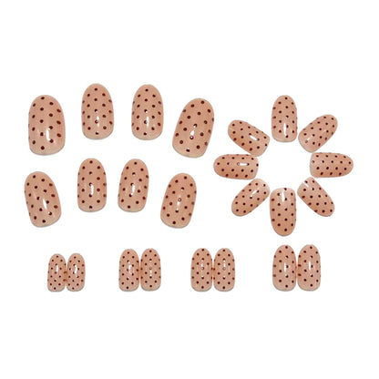 Artificial nails with elegant dot design Acalora