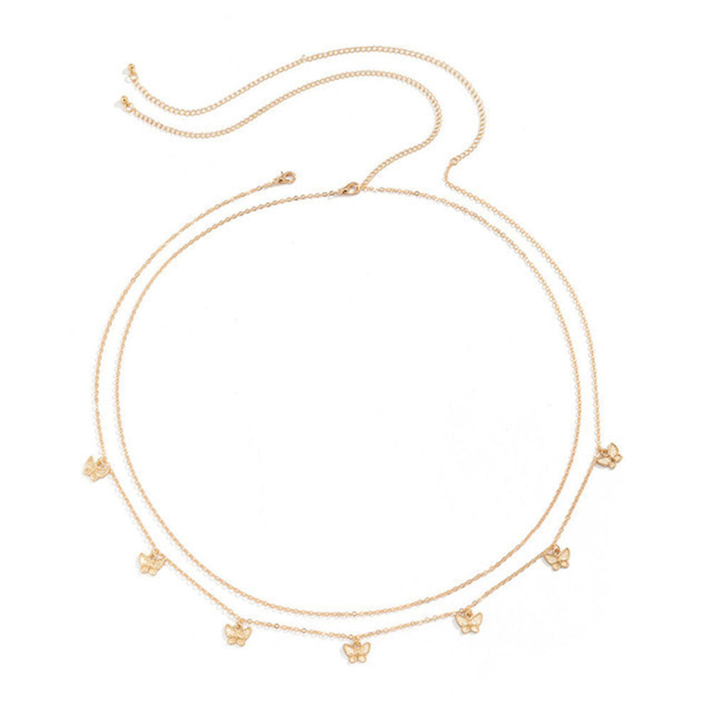 Delicate Butterfly Chain Necklace Acalora