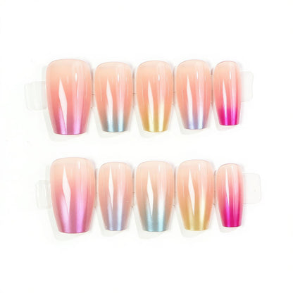 Gradient Press-On Nail Art Set Acalora