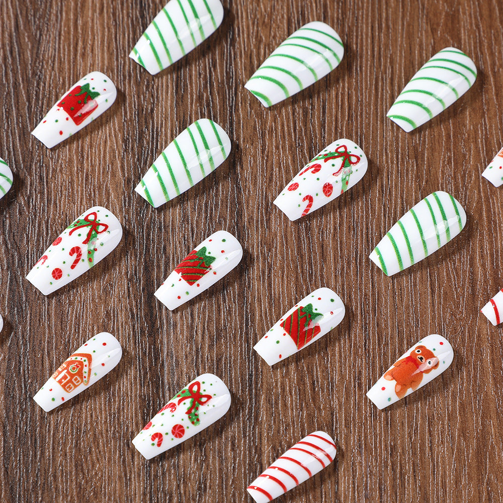 festive nail tips Acalora