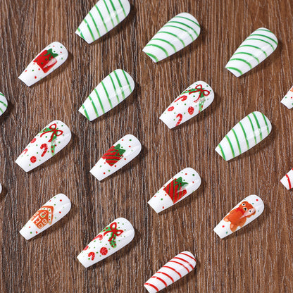 festive nail tips Acalora