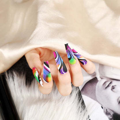 Artificial nails with creative pattern Acalora