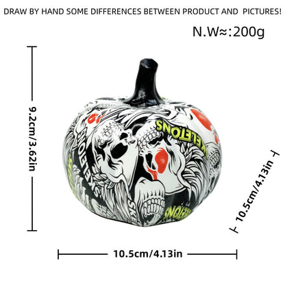 Artistic Halloween Pumpkin Figurine Acalora