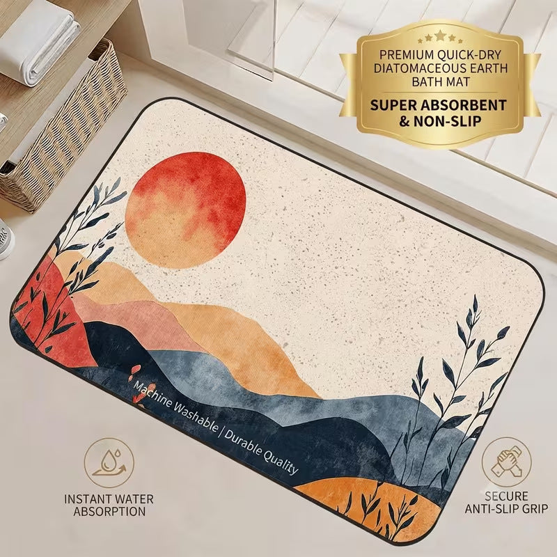 Quick-Dry Diatomaceous Earth Bath Mat