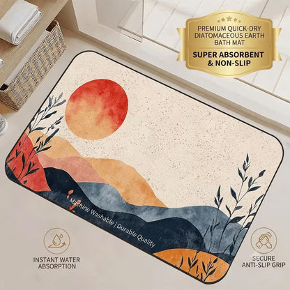 Quick-Dry Diatomaceous Earth Bath Mat