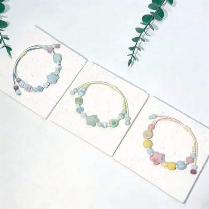 Adjustable Beaded Charm Bracelet Acalora 1788857084