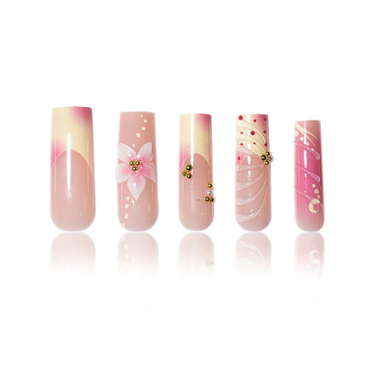 Floral Artisan Press-On Nail Set Acalora