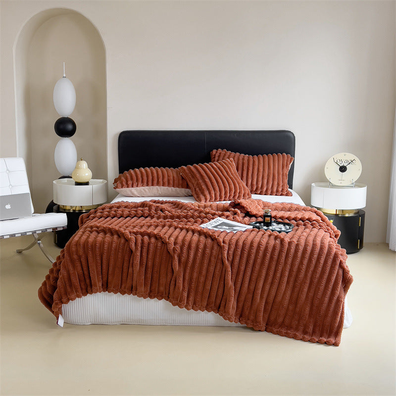 Women's Plush and Decorative Throw Blanket Karnz