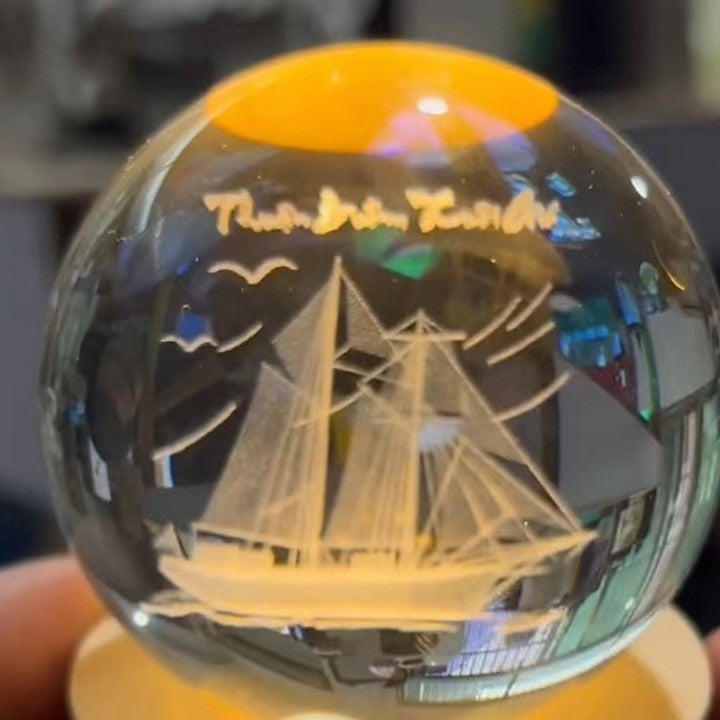 Skanto | Glowing Moon Crystal Ball
