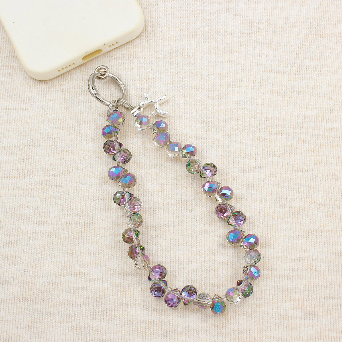 Crystal-Embellished Charm Bracelet Acalora