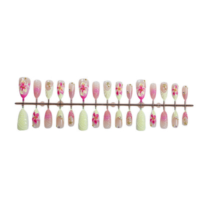 Artistic Floral Press-On Nail Collection Acalora