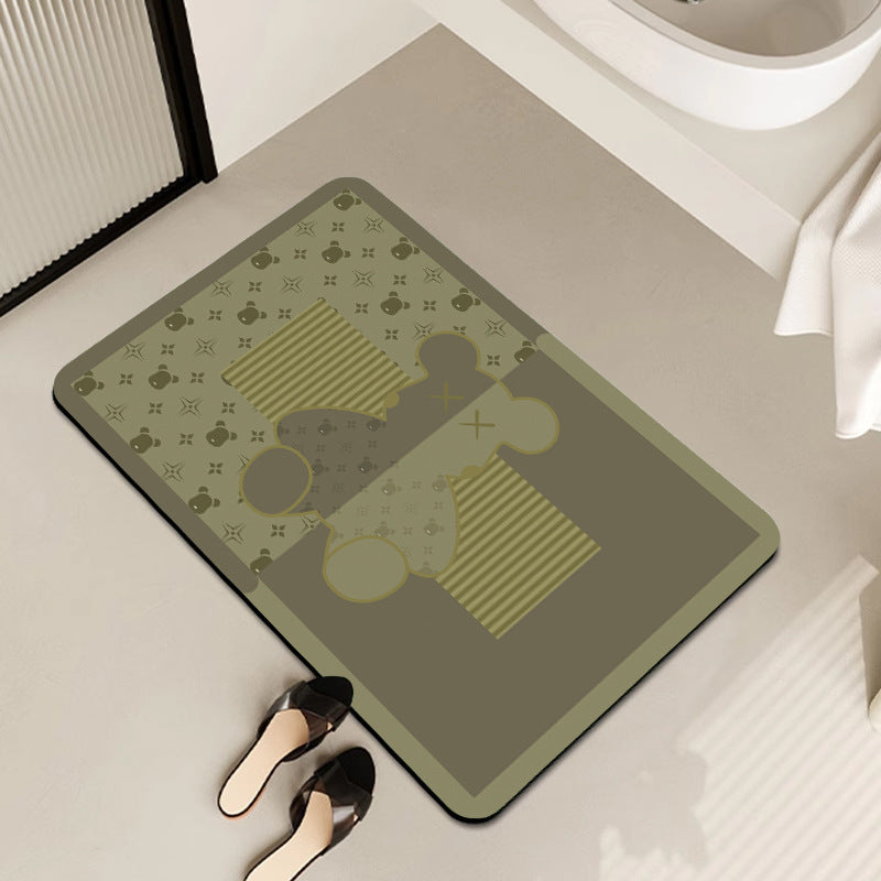 Cute Cartoon-Themed Bath Mat Acalora