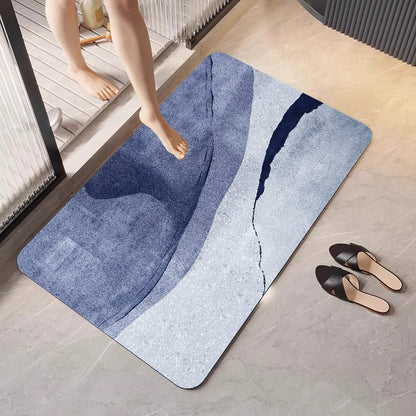 Modern Abstract Leaf Design Area Rug Acalora