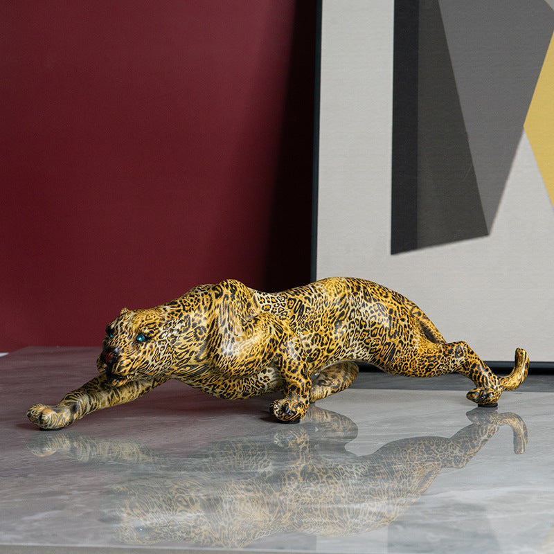 Artful Panther Sculpture Handmade Acalora