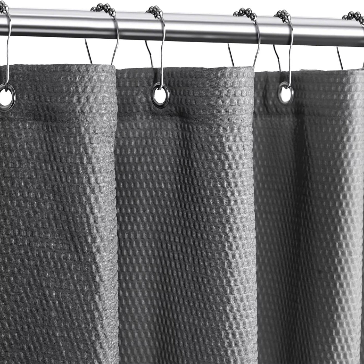 Textured Fabric Shower Curtain