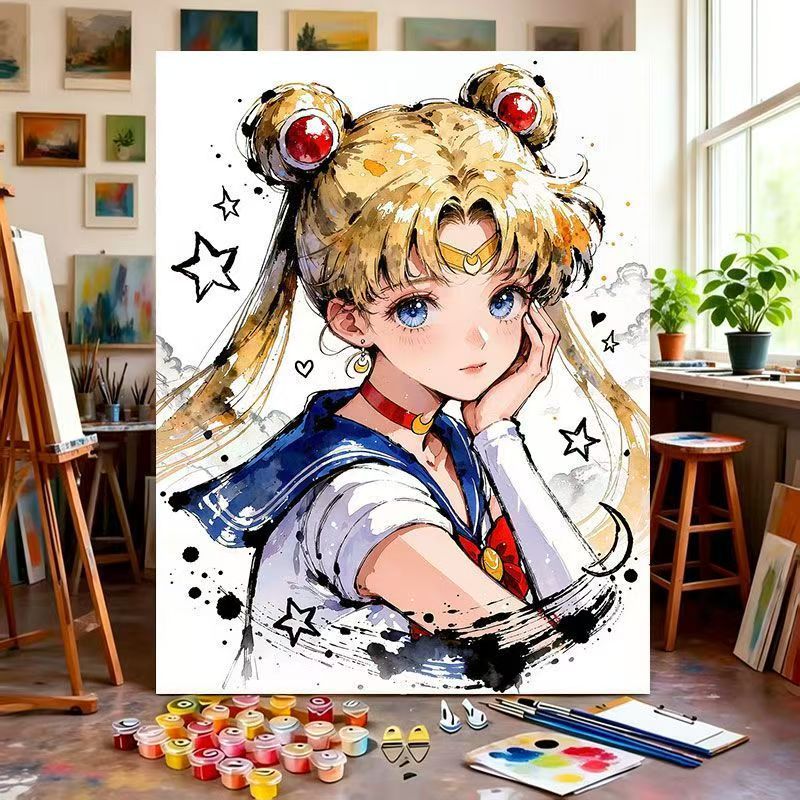 Illustrated Character Canvas Art Print