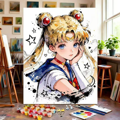 Illustrated Character Canvas Art Print