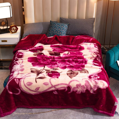 Decorative Fleece Throw Blanket
