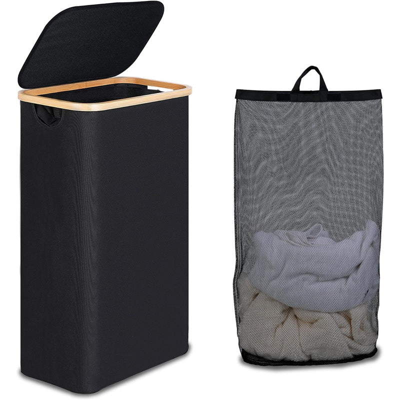 High-quality laundry basket with removable and washable inner bag Acalora