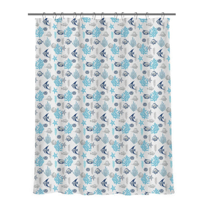 Floral Patterned Shower Curtain