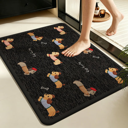 Funny Dog Character Doormat