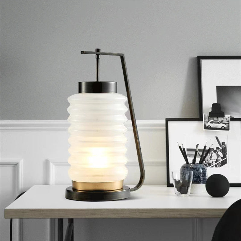 Modern Artistic Table Lamp with Sculptural Base